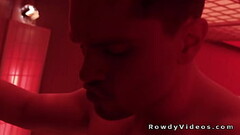 Threesome steamy anal gang bang in bathhouse Thumb