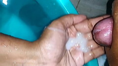 Tamil Wife Hand Job cum Thumb