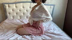Solo. Take off this mini skirt from me so you can enjoy my juices and moans Thumb