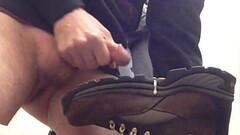 Jack off in JCPenney dressing room and cum onto my boot Thumb