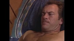 Sexy blonde girl gets drilled on the bed and jizz on her stomach Thumb