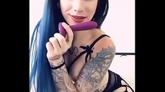 Leaked snap show of slutty cam girl vibrating her clit, inside of her pussy, and inside her asshole Thumb