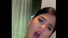 Hot and Steamy Latina having fun with her wet pussy in the shower! - Ivy Flores Leak! Thumb