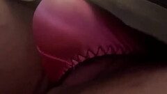 MNsissy Slut bouncing her cock under satin panties than shows how naughty she is Thumb