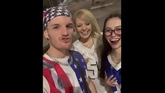 Bad Melli, Carmona Oficial e Kyra Sex se exibindo no elevador e na pra&ccedil_a Roosevelt de S&atild Thumb