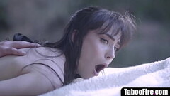 Brunette teen anal fucked by boyfriend'_s stepdad outdoors Thumb