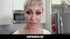 HumpingMom -  Stepson fucks her stepmom Ryan Keely from behind on the kitchen counter and makes a ho Thumb