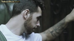 Dominant top tattooed stud bareback bangs bottom BF Thumb