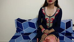 Indian close-up pussy licking to seduce Saarabhabhi66 to make her ready for long fucking, Hindi role Thumb