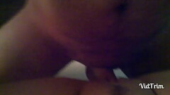 Aunt didn'_t want to show her face so she recorded me while I made her  cum Thumb