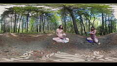 Tempting Yanks VR Turquoise Masturbating Outdoors In 3D Video Thumb