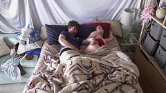 Stepson wakes up with stepmom in the bed and fucks the wrong hole Thumb