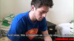Rugged Straight Latino sucks his first man cock- LatinoHunt.com Thumb