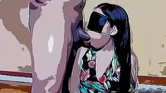 Padrastro enga&ntilde_a a su Hijastra con el Juego de la Chupeta en la Boca para Meterle su Polla cu Thumb