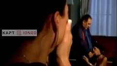 Jealous Italian step dad gives his step daughter what she deserves in front of her step mom for kiss Thumb