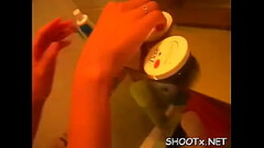 Slutty brunette teenie Tanya'_s twat gets hammered Thumb