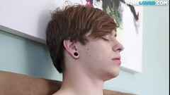 Amateur jock teases his body and masturbates for cumshot Thumb