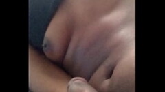 My Girlfriend La Nefertiti Perkins Is Such A Fucking Horny Girl Rubbing Her Big Black Girl Cock and  Thumb