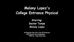 Naive Latina Melany Lopez Spread Eagle For Gyno Exam By Doctor Tampa During Mandatory College Gyno C Thumb