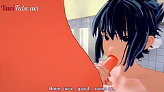 Naruto Yaoi - Naruto x Sasuke Handjob, Blowjob, Anal and cum inside in the Toilet Thumb