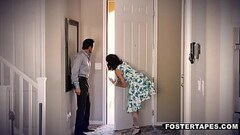 Petite Teen Foster Stepdaughter Aria Lee Threesome With New Big Tits MILF Foster stepMom Joslyn Jame Thumb