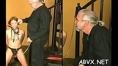 Elegant diva is sometimes using a sex-toy Thumb