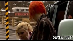 Meat member of dude enters sensual girl Alexa Bold'_s snatch Thumb