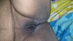 Closeup Pussy, hand job, hand free cum Thumb