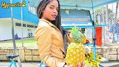 MAMACITAZ - #Ana Ebano #Pedro Nel - Shy Ebony Latina Gets Picked Up And Fucked Hard By A Latino Stud Thumb