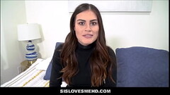 SisLovesMeHD.com - Big Ass Teen Step Sister Veronica Valentine &amp_ Step Brother Donnie Rock Have S Thumb