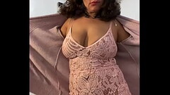 Anna Maria Mature Latina new sexy pink lingerie Thumb