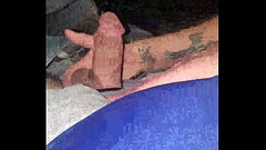 Fondling my friends thick cock  while we were parked in his van Thumb