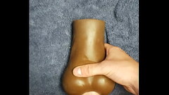 Big cock cums in pocket pussy Thumb