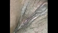 She was playing with her meaty wet pussy Thumb