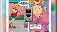 Hist&oacute_ria em Quadrinhos Porn&ocirc_ (HQ Porn&ocirc_) - Um Bico de Faxineira - Putarias na Fave Thumb