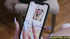 Teen lesbian step-sisters have sex behind stepdad'_s back Thumb
