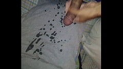 Stroking my BBC and cumming Thumb