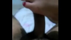 Footjob da safada ensinando Thumb