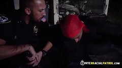 White Male Cops caught Black Guy and fucked him for no reason! Thumb