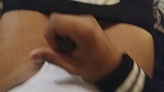 Crossdressing sissy Victoria Sakamoto cums on panties Thumb