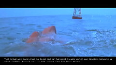 Jaws: Sexy Nude Blonde Skinny Dipping Girl GIF Thumb