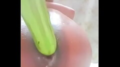 Oily virgin sissy fucking her big white ass while moaning like a slut Thumb