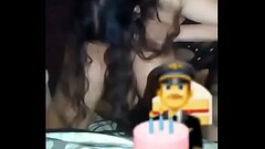 RUBBING MY CUM ON HIS BUM AND GIVING HIM A MASSAGE, ARMY DADDY DOESNT KNOW MY JIZZ ON IT Thumb