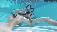 Minnie Manga sucks and fucks in the pool Thumb