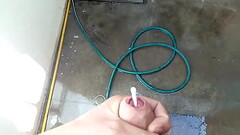 se saca la leche en el patio de la casa Thumb