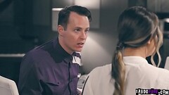 Tech guy Nathan Bronson uses time freeze watch to fuck his crush Alina Lopez infront of her boyfrien Thumb