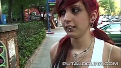 Diana pillada en la calle Thumb