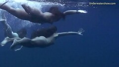 Girls on Tenerife swimming naked Thumb