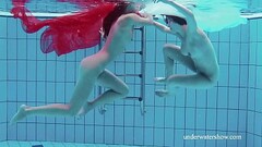 Two hotties naked in the pool Thumb