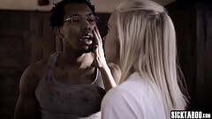 Blind blonde teen fucked by a workers big black cock Thumb